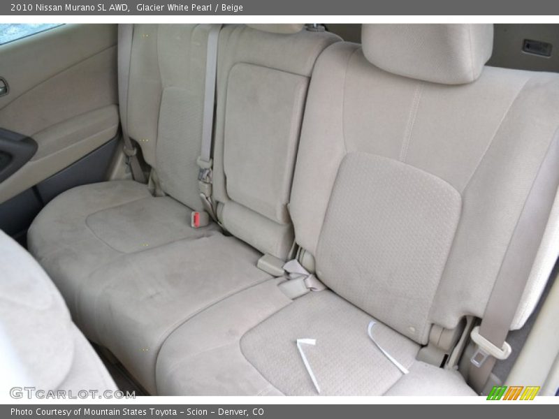 Glacier White Pearl / Beige 2010 Nissan Murano SL AWD