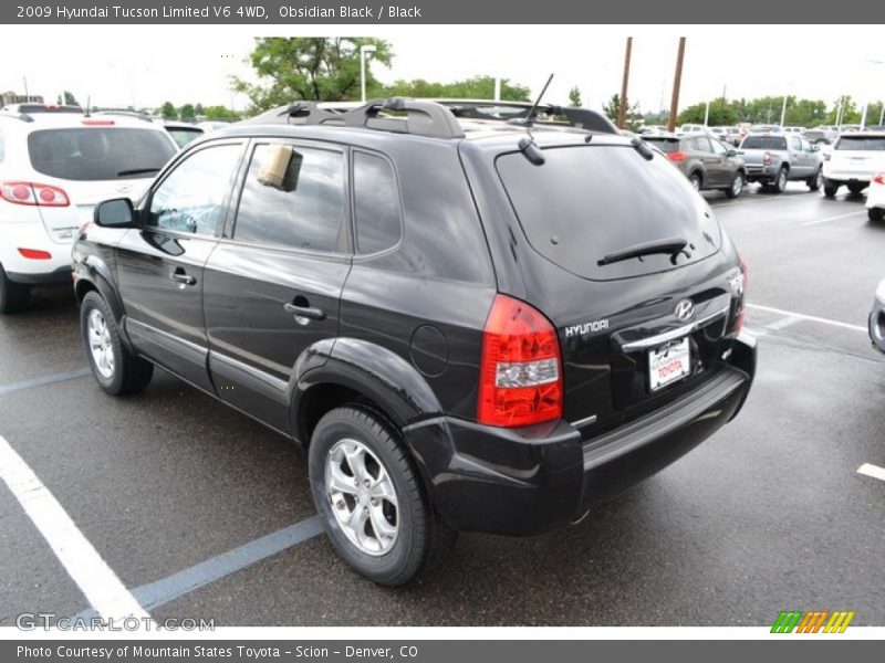 Obsidian Black / Black 2009 Hyundai Tucson Limited V6 4WD