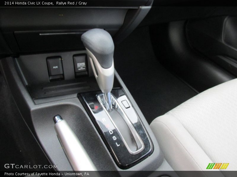 Rallye Red / Gray 2014 Honda Civic LX Coupe