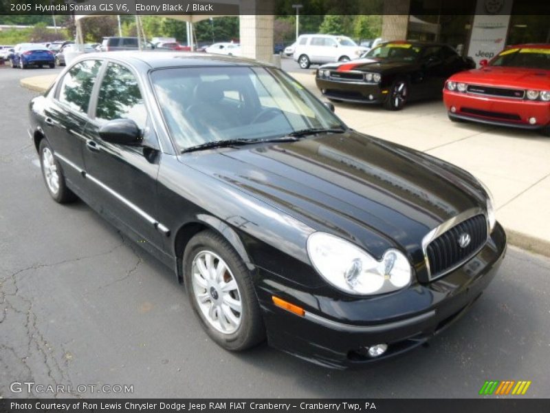 Ebony Black / Black 2005 Hyundai Sonata GLS V6