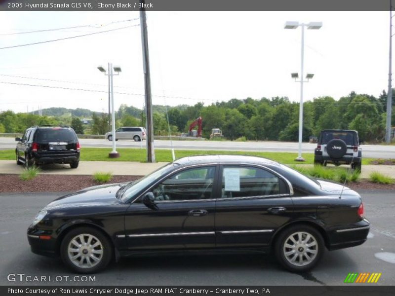 Ebony Black / Black 2005 Hyundai Sonata GLS V6