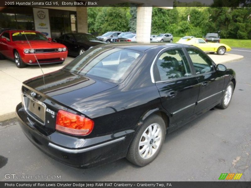 Ebony Black / Black 2005 Hyundai Sonata GLS V6