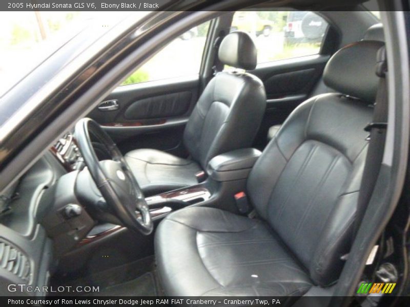 Ebony Black / Black 2005 Hyundai Sonata GLS V6