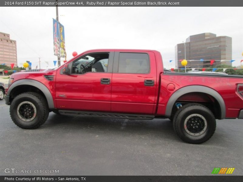 Ruby Red / Raptor Special Edition Black/Brick Accent 2014 Ford F150 SVT Raptor SuperCrew 4x4