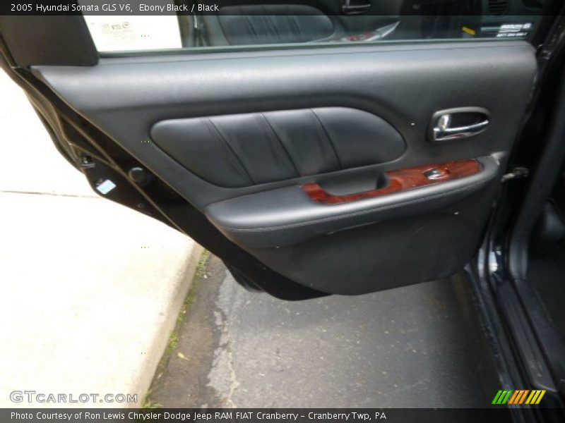 Ebony Black / Black 2005 Hyundai Sonata GLS V6