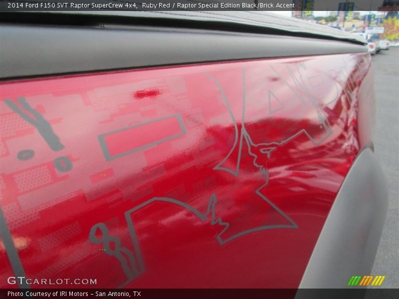 Ruby Red / Raptor Special Edition Black/Brick Accent 2014 Ford F150 SVT Raptor SuperCrew 4x4