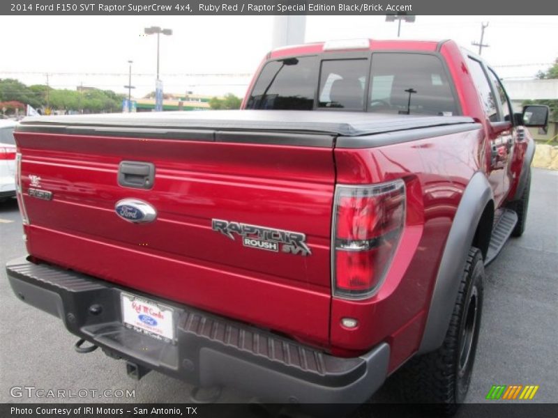 Ruby Red / Raptor Special Edition Black/Brick Accent 2014 Ford F150 SVT Raptor SuperCrew 4x4