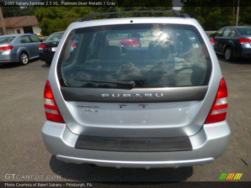Platinum Silver Metallic / Gray 2005 Subaru Forester 2.5 XS