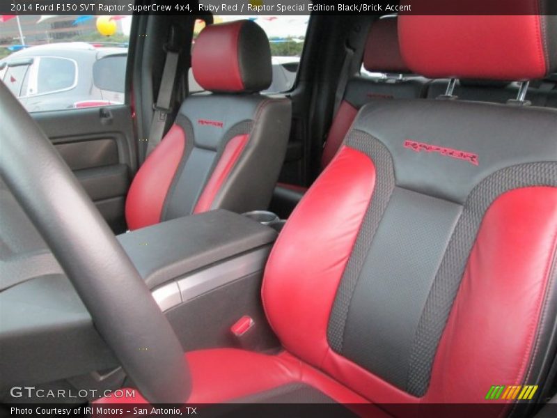 Ruby Red / Raptor Special Edition Black/Brick Accent 2014 Ford F150 SVT Raptor SuperCrew 4x4