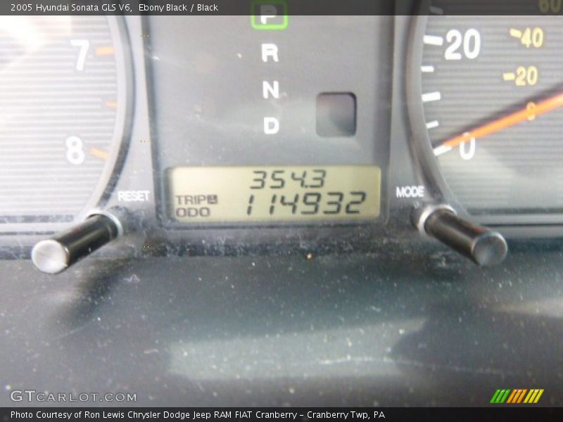 Ebony Black / Black 2005 Hyundai Sonata GLS V6