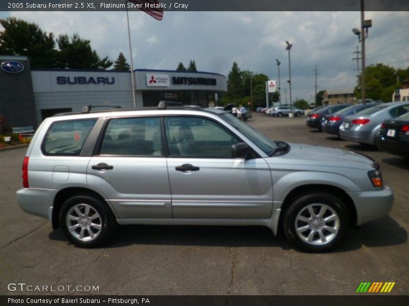 Platinum Silver Metallic / Gray 2005 Subaru Forester 2.5 XS