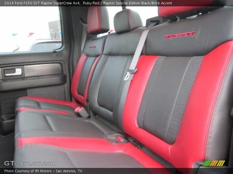 Ruby Red / Raptor Special Edition Black/Brick Accent 2014 Ford F150 SVT Raptor SuperCrew 4x4