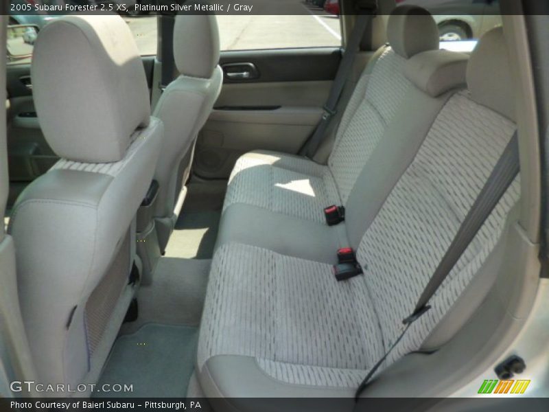 Platinum Silver Metallic / Gray 2005 Subaru Forester 2.5 XS