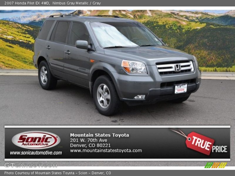 Nimbus Gray Metallic / Gray 2007 Honda Pilot EX 4WD