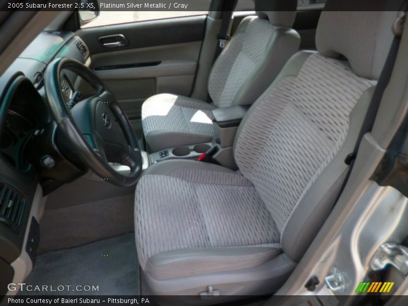 Platinum Silver Metallic / Gray 2005 Subaru Forester 2.5 XS