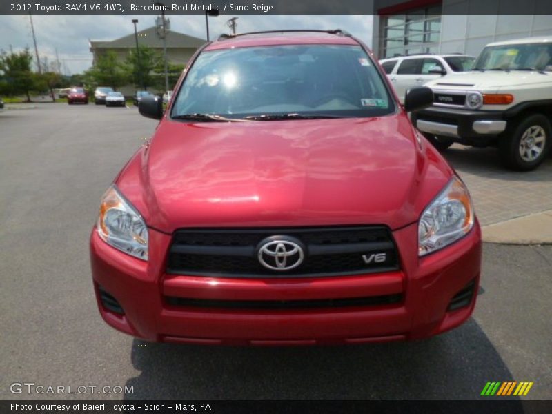 Barcelona Red Metallic / Sand Beige 2012 Toyota RAV4 V6 4WD