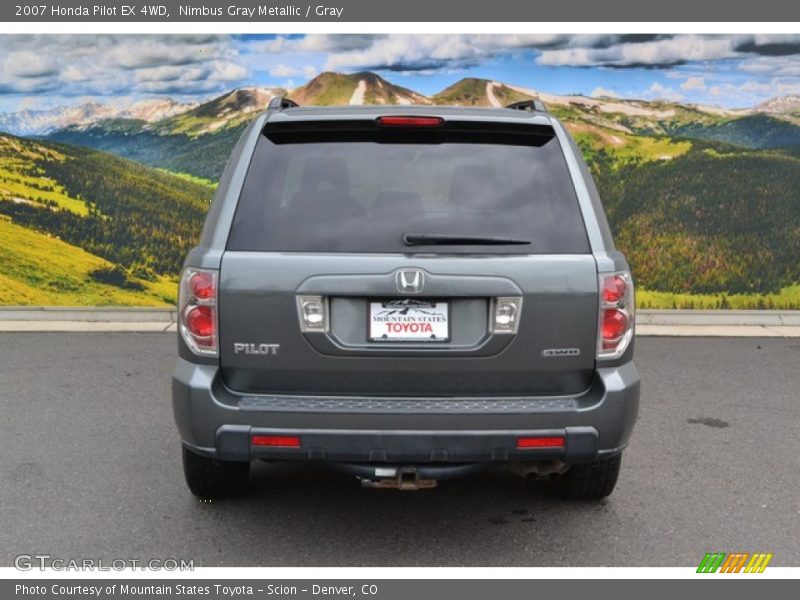 Nimbus Gray Metallic / Gray 2007 Honda Pilot EX 4WD