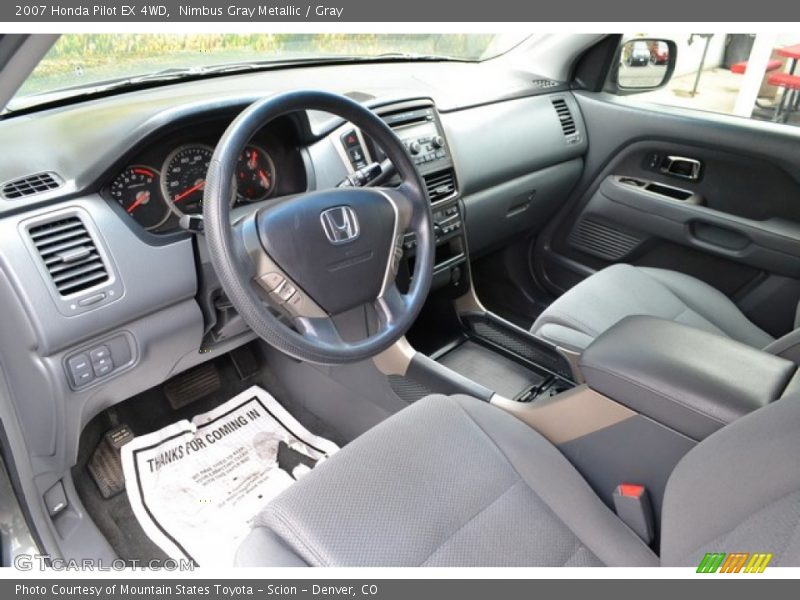  2007 Pilot EX 4WD Gray Interior