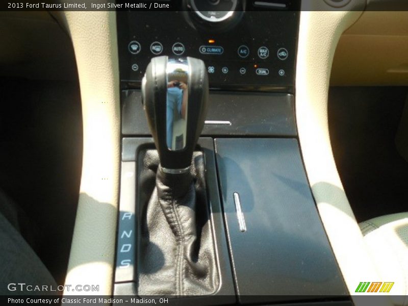 Ingot Silver Metallic / Dune 2013 Ford Taurus Limited
