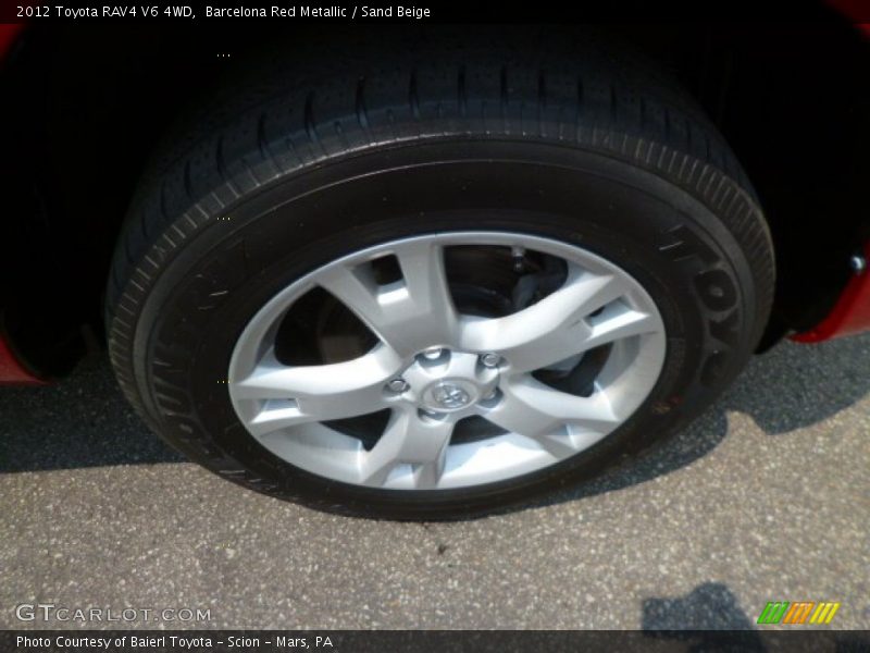 Barcelona Red Metallic / Sand Beige 2012 Toyota RAV4 V6 4WD
