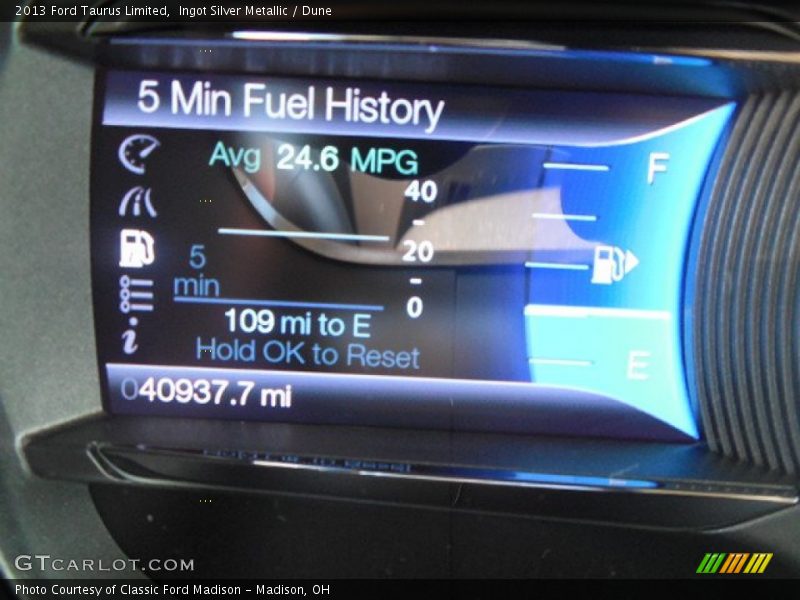 Ingot Silver Metallic / Dune 2013 Ford Taurus Limited