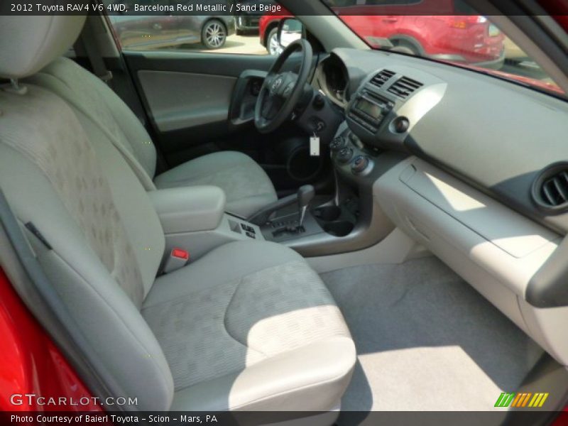 Barcelona Red Metallic / Sand Beige 2012 Toyota RAV4 V6 4WD