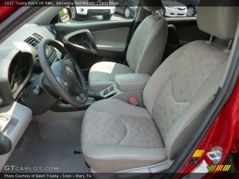 Barcelona Red Metallic / Sand Beige 2012 Toyota RAV4 V6 4WD