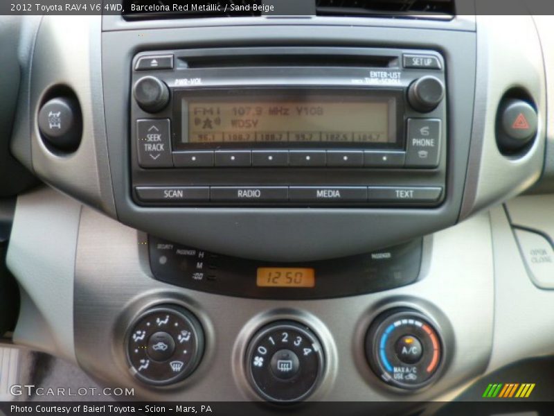 Barcelona Red Metallic / Sand Beige 2012 Toyota RAV4 V6 4WD