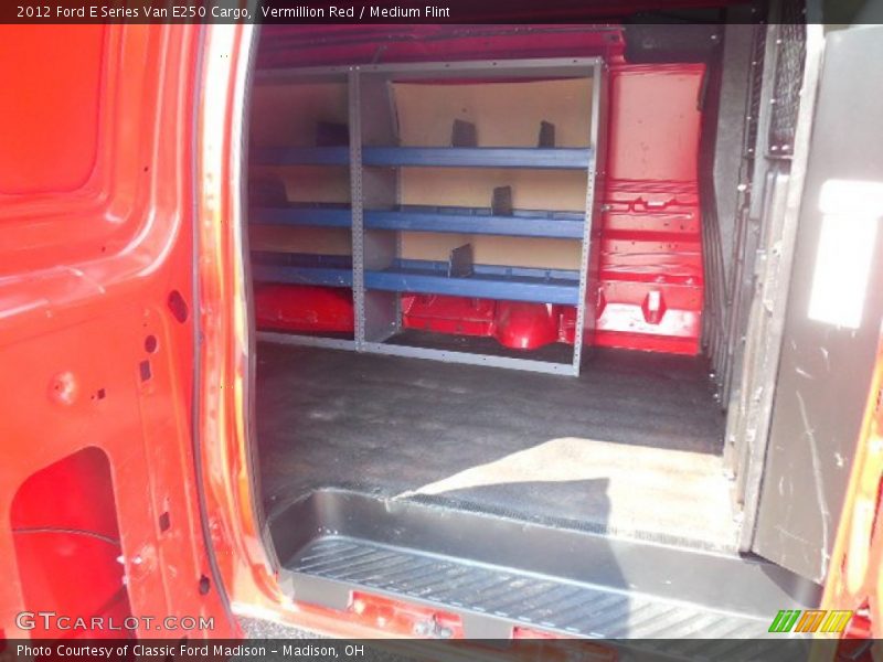Vermillion Red / Medium Flint 2012 Ford E Series Van E250 Cargo