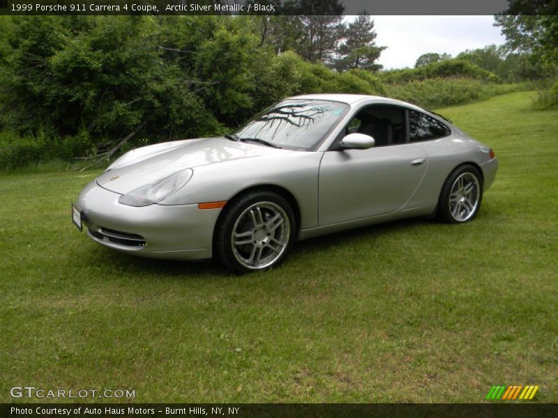 Arctic Silver Metallic / Black 1999 Porsche 911 Carrera 4 Coupe