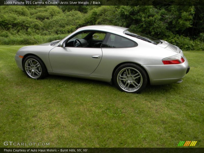 Arctic Silver Metallic / Black 1999 Porsche 911 Carrera 4 Coupe