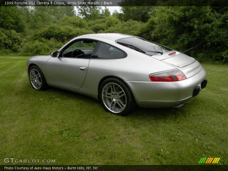 Arctic Silver Metallic / Black 1999 Porsche 911 Carrera 4 Coupe