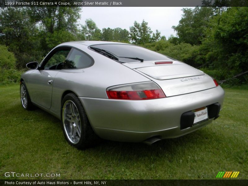 Arctic Silver Metallic / Black 1999 Porsche 911 Carrera 4 Coupe