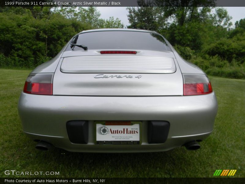 Arctic Silver Metallic / Black 1999 Porsche 911 Carrera 4 Coupe