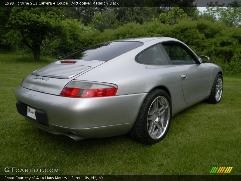 Arctic Silver Metallic / Black 1999 Porsche 911 Carrera 4 Coupe