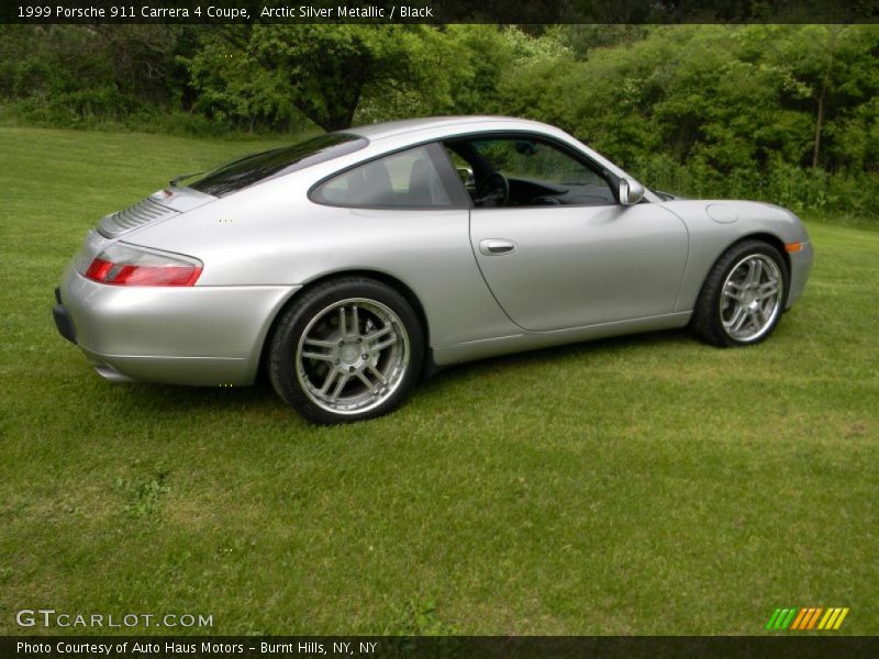 Arctic Silver Metallic / Black 1999 Porsche 911 Carrera 4 Coupe
