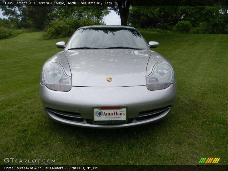 Arctic Silver Metallic / Black 1999 Porsche 911 Carrera 4 Coupe