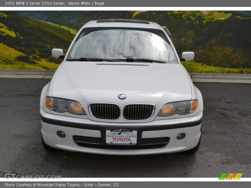 Alpine White / Beige 2003 BMW 3 Series 330xi Sedan