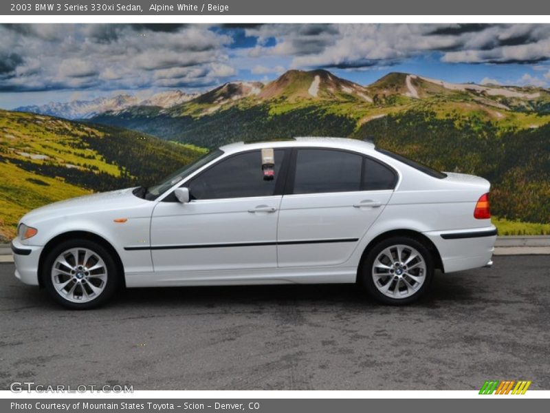 Alpine White / Beige 2003 BMW 3 Series 330xi Sedan