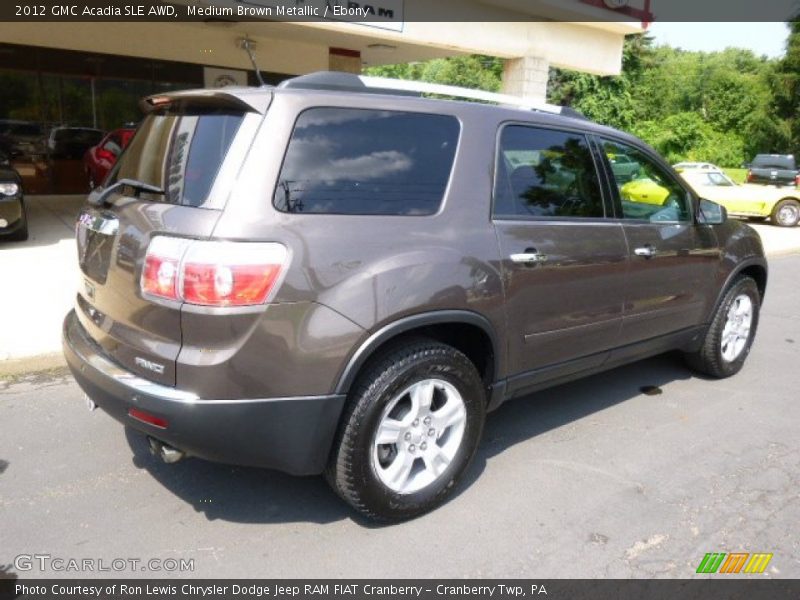 Medium Brown Metallic / Ebony 2012 GMC Acadia SLE AWD