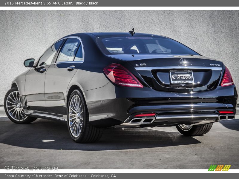Black / Black 2015 Mercedes-Benz S 65 AMG Sedan