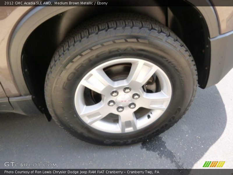 Medium Brown Metallic / Ebony 2012 GMC Acadia SLE AWD