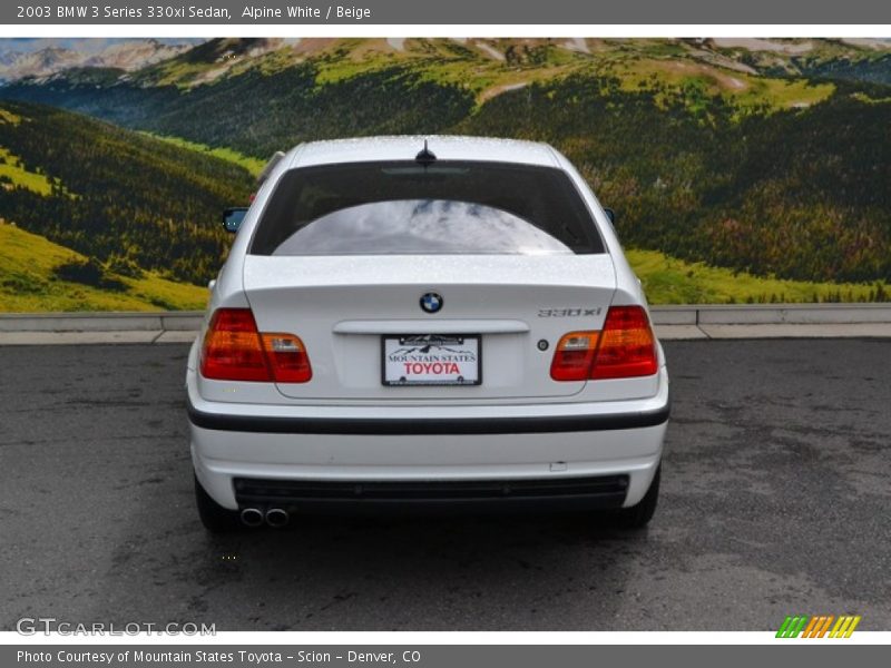 Alpine White / Beige 2003 BMW 3 Series 330xi Sedan