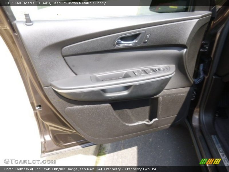 Medium Brown Metallic / Ebony 2012 GMC Acadia SLE AWD