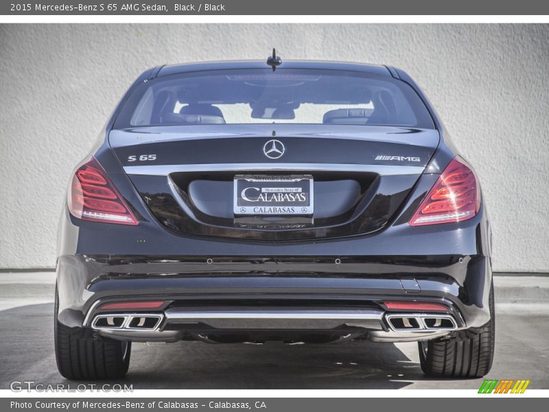 Black / Black 2015 Mercedes-Benz S 65 AMG Sedan