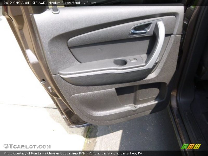 Medium Brown Metallic / Ebony 2012 GMC Acadia SLE AWD