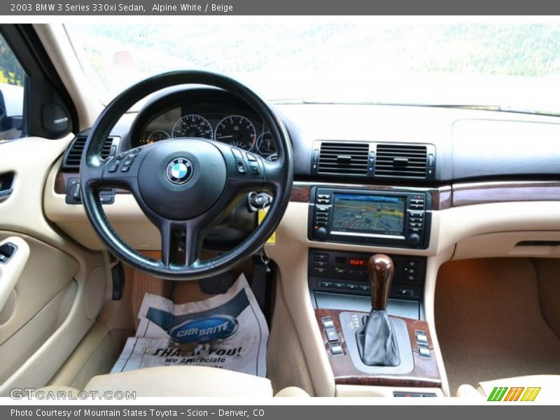 Alpine White / Beige 2003 BMW 3 Series 330xi Sedan