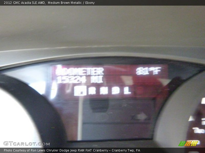 Medium Brown Metallic / Ebony 2012 GMC Acadia SLE AWD