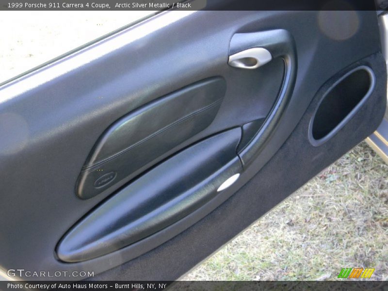 Arctic Silver Metallic / Black 1999 Porsche 911 Carrera 4 Coupe