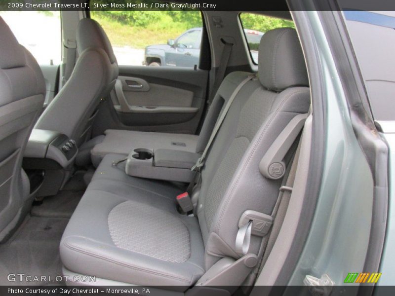 Silver Moss Metallic / Dark Gray/Light Gray 2009 Chevrolet Traverse LT